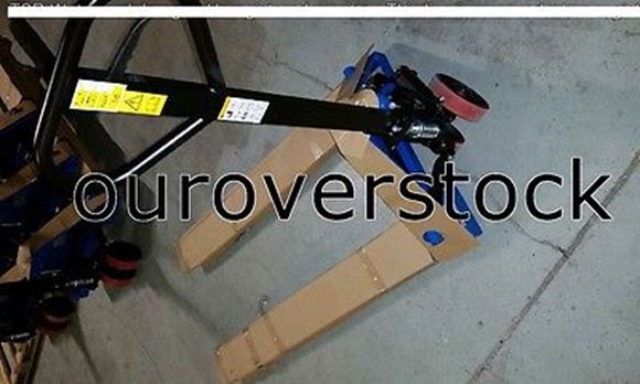Picture of PALLET JACK 27" X 48" 5500 capacity with Pallet Jack Stop (#111743702595)