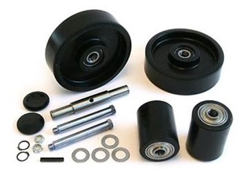 Picture of Lift-Rite Titan Pallet Jack Complete Wheel Kit (Includes All Parts Shown) (#112000544878)