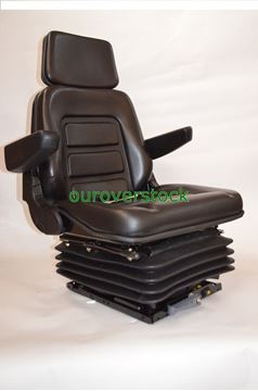Picture of NEW SUSPENSION SEAT WITH ARMREST FITS EXCAVATOR FORKLIFT DOZER LOADER TRACTOR (#112015427322)