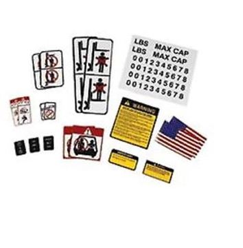 Picture of UNIVERSAL FORKLIFT DECAL KIT (#121556752045)