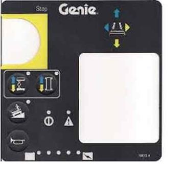 Picture of NEW Genie Generation 4 Control Box Overlay Decal (Genie Part #: 78673 ) (#121611926691)