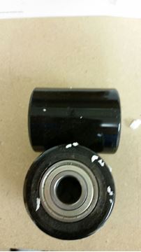 Picture of A Pair of Brand New Pallet Jack Poly Load Wheels With Bearings (#121696241468)