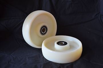 Picture of A Pair of Brand New Pallet Jack Steer Wheels With Bearings (#121763792877)