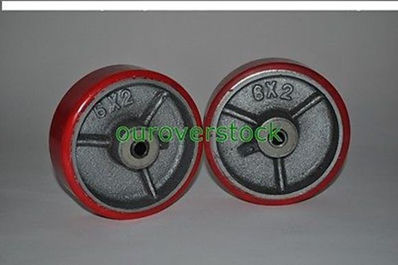 Picture of A Pair of Brand New Caster Wheels with Bearings 6 x 2 (#121909611915)