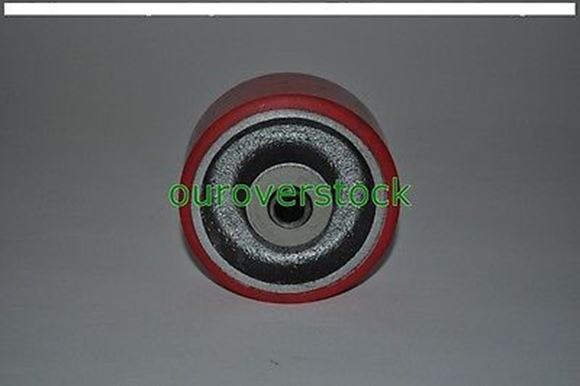 Picture of 4" x 2" Polyurethane on Cast Iron Wheel for Casters or Equipment (#121909614923)