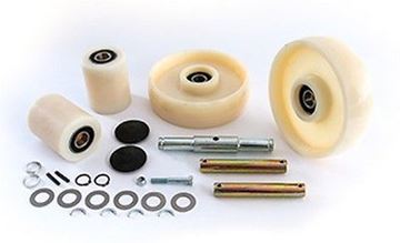 Picture of Mighty Lift ML55 (Nylon) Pallet Jack Complete Wheel Kit (#122063844864)