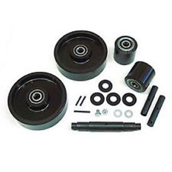 Picture of King KJ2002 Pallet Jack Complete Wheel Kit (Includes All Parts Shown) (#131817023551)